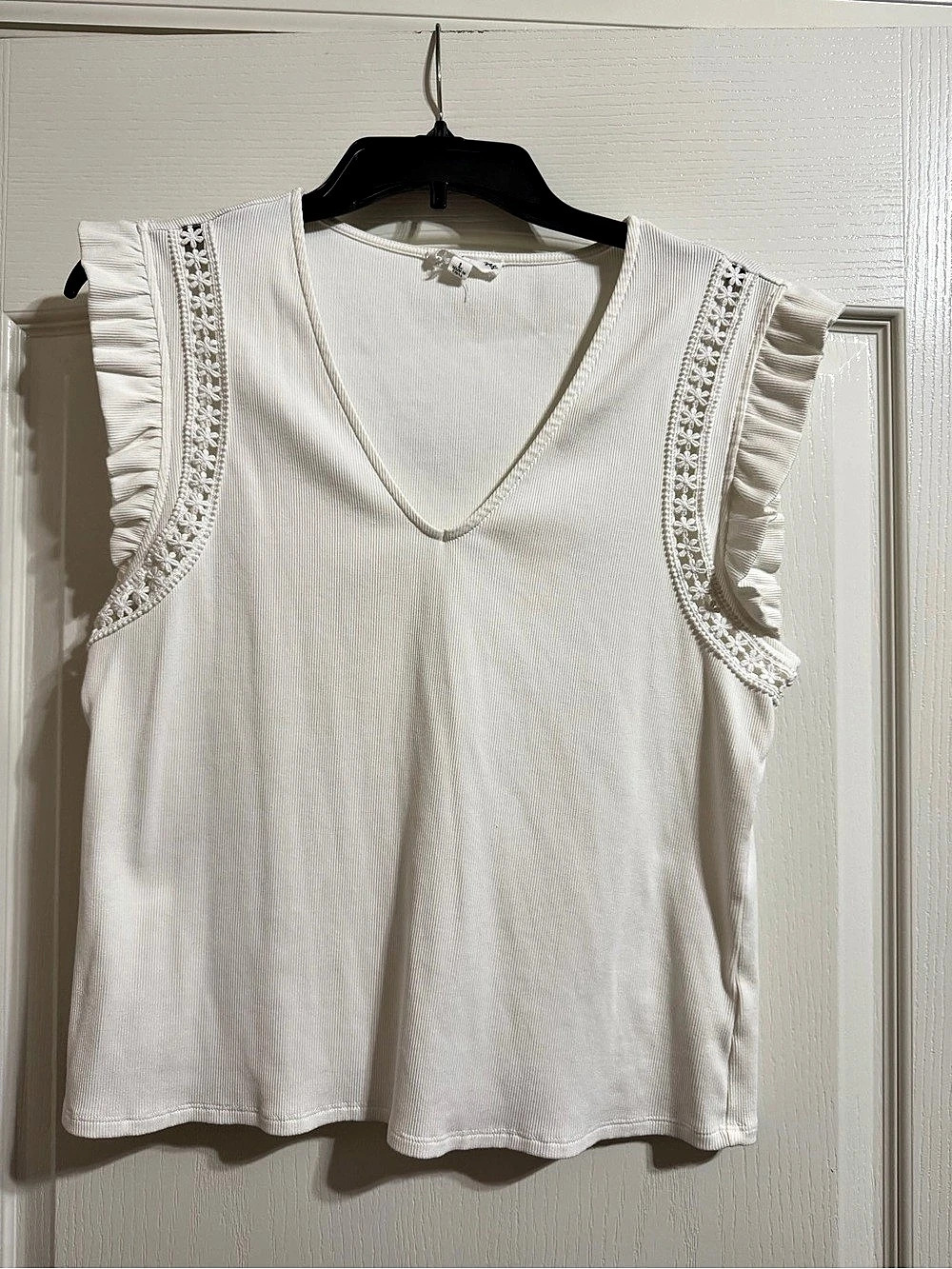 Love and Promises Off White Tank Top